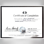 Certifikát - Alice Mičunek