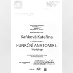 Certifikát - Kateřina Vopěnková