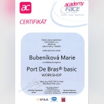 Certifikát - Marie Bubeníková