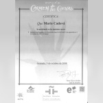 Certifikát - Marie Čadová