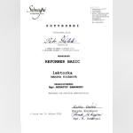 Certifikát - Petr Šálek