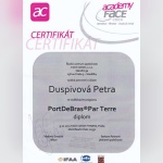 Certifikát - Petra Záveská