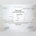 Certifikát - Vendula Kuželová