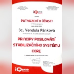 Certifikát - Vendulka Pánková