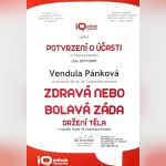 Certifikát - Vendulka Pánková