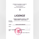 Certifikát - Vlaďka Štovčíková