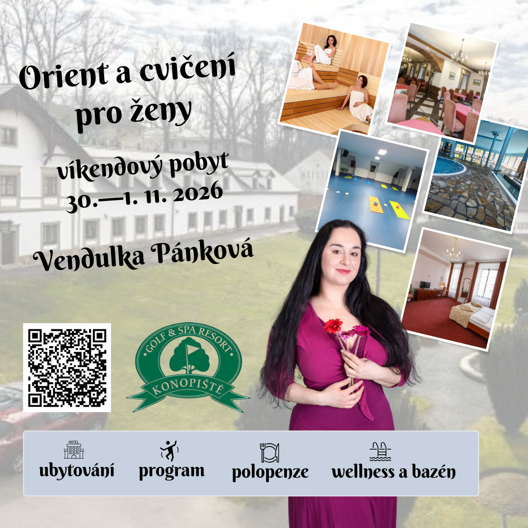 Orientální tanec & cvičení – víkend s Vendulkou