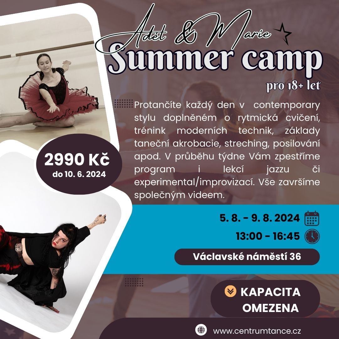 Summer camp pro 18+ (contemporary, jazz, ...)