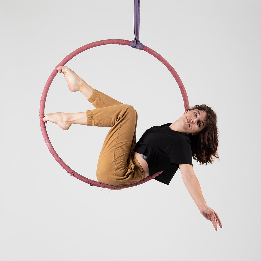 Aerial hoop pro úplné začátečníky