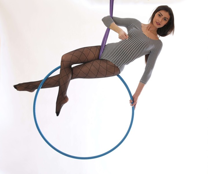 Aerial hoop: choreo a kombinace