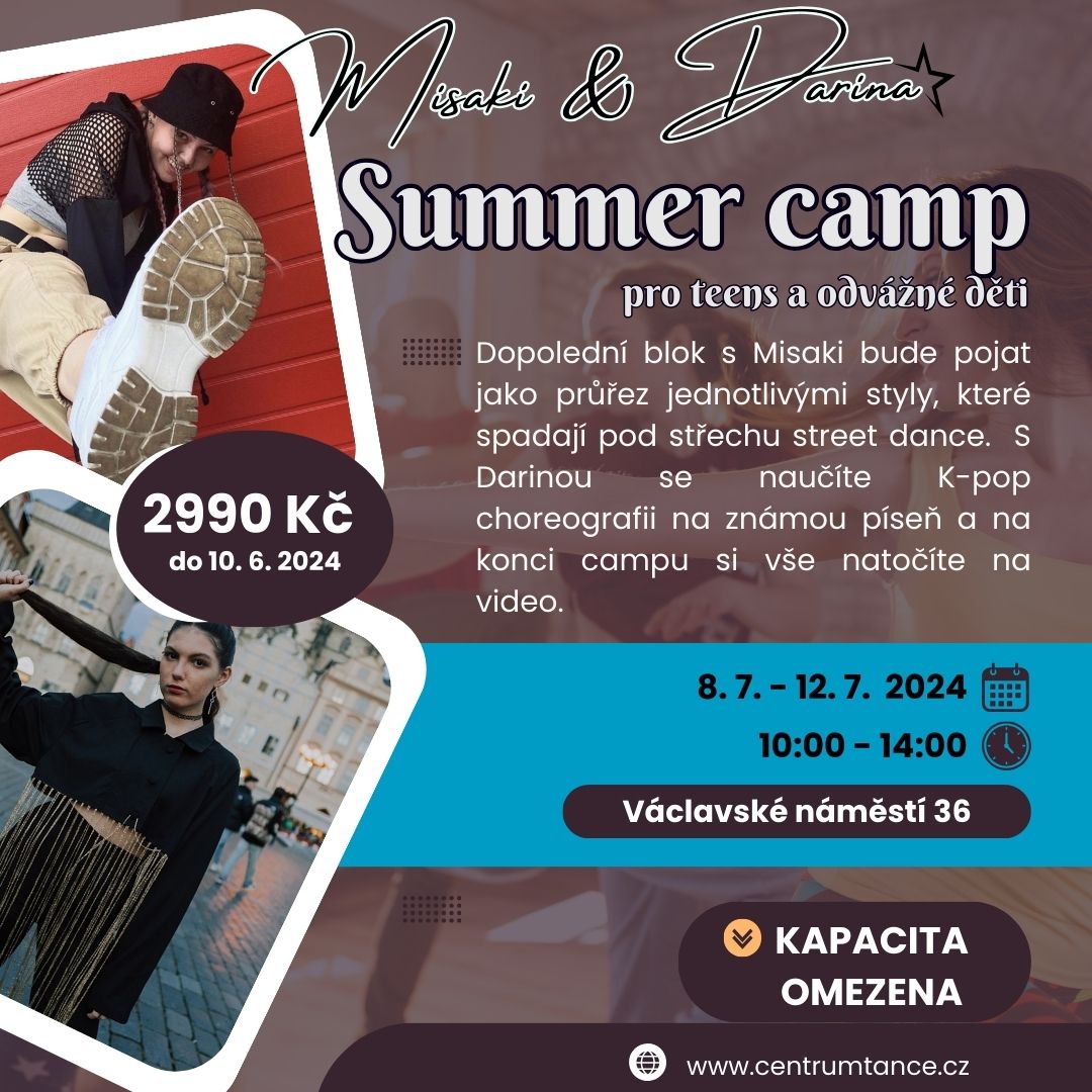 Summer camp pro teens (k-pop, dancehall, ..)