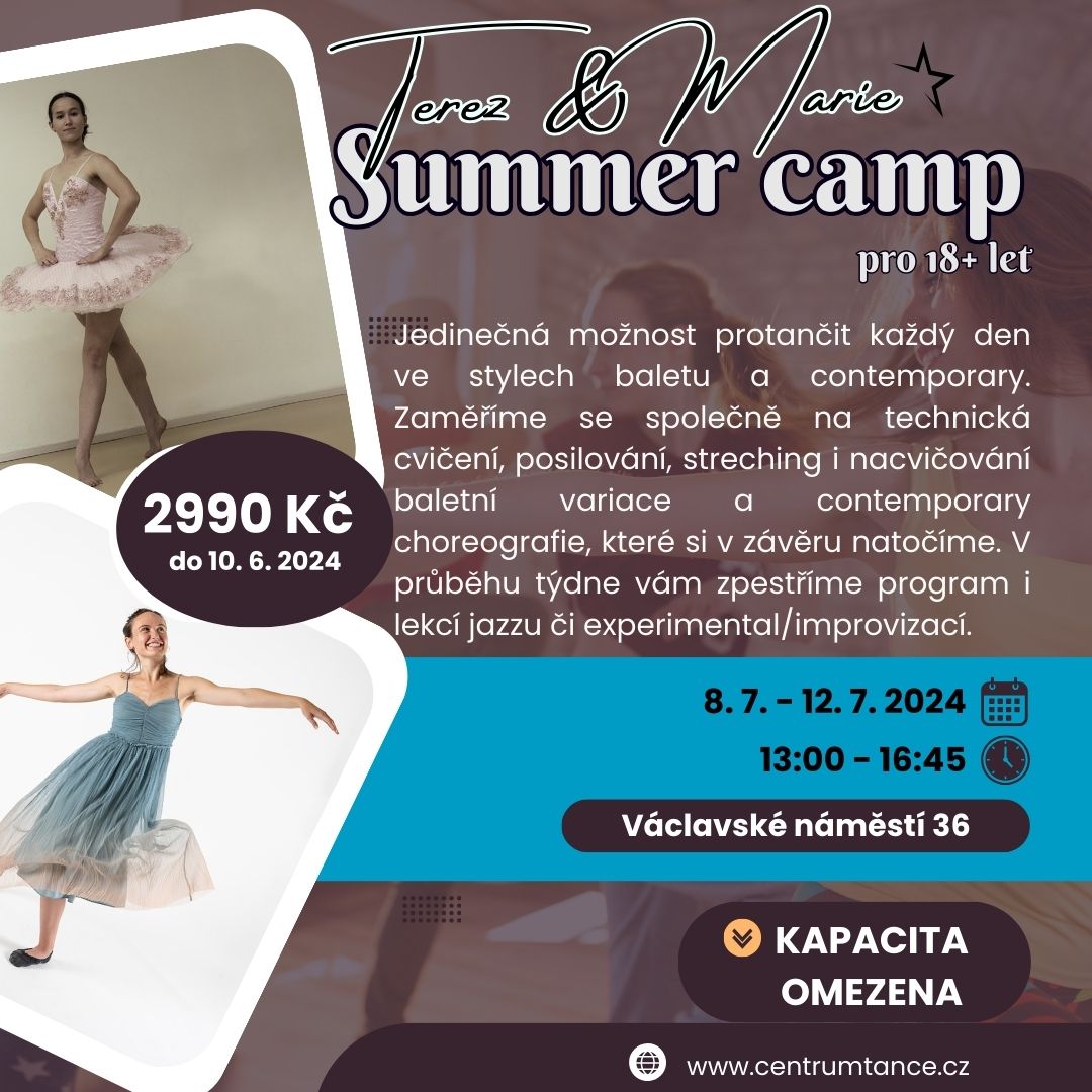 Summer camp pro 18+ (contemporary, balet, ...)